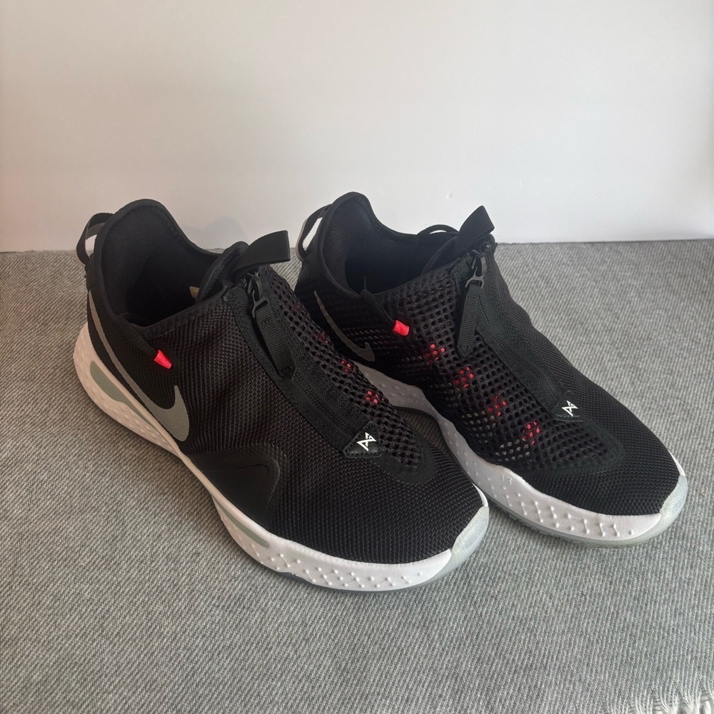 Nike PG 4 Air Strobel Basketball Shoes Black/White/Red Men’s Size 8 - Picture 2 of 14